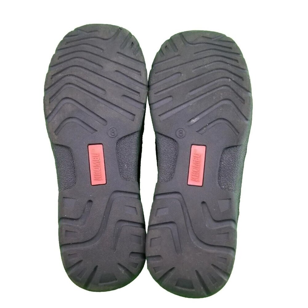 ✅Khombu JESSICA Black Suede Faux Fur Lined Side Zip Ankle Booties Womens 8M Shoe - Picture 3 of 11